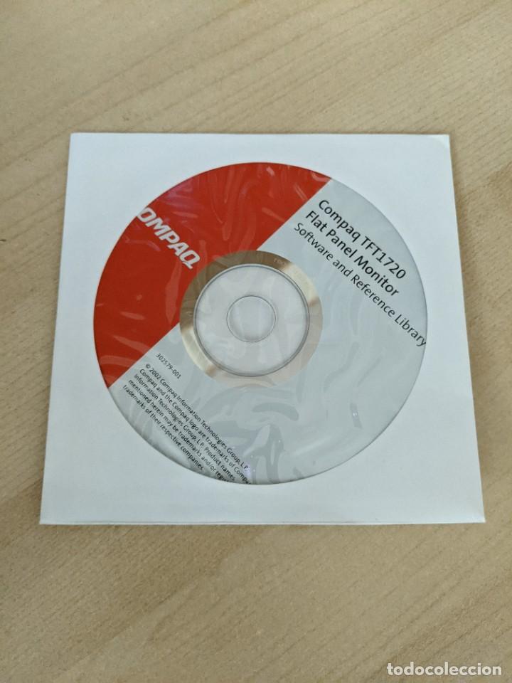 Coleccionismo: CD &rdquo;COMPAQ TFT1720 FLAT PLANEL MONITOR: SOFTWARE AND REFERENCE LIBRARY&rdquo; - Foto 1