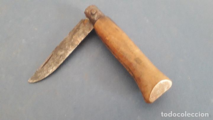 Coleccionismo: navaja plegable opinel n&ordm; 7, cerrada 10cm aprox, se&ntilde;ales de edad y uso