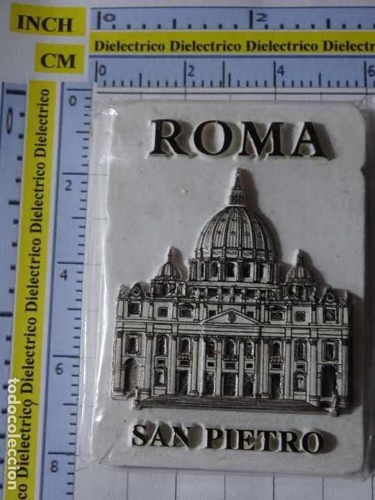 Collezionismo: IMAN DE NEVERA. SOUVENIR RECUERDO TURISMO. ROMA. ITALIA. CATEDRAL SAN PEDRO VATICANO