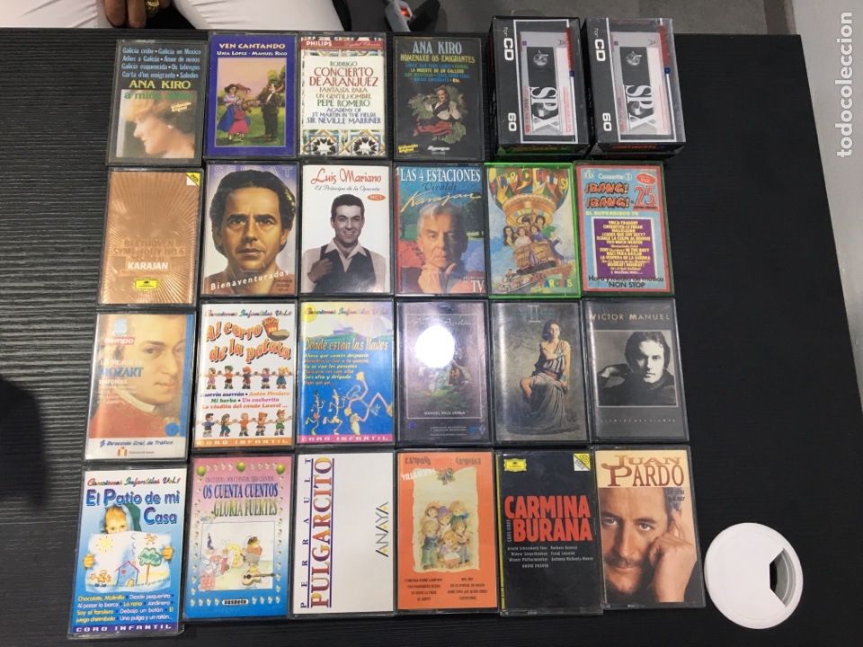 Lote de cintas cassette + cintas virgenes conti - Sold through Direct ...