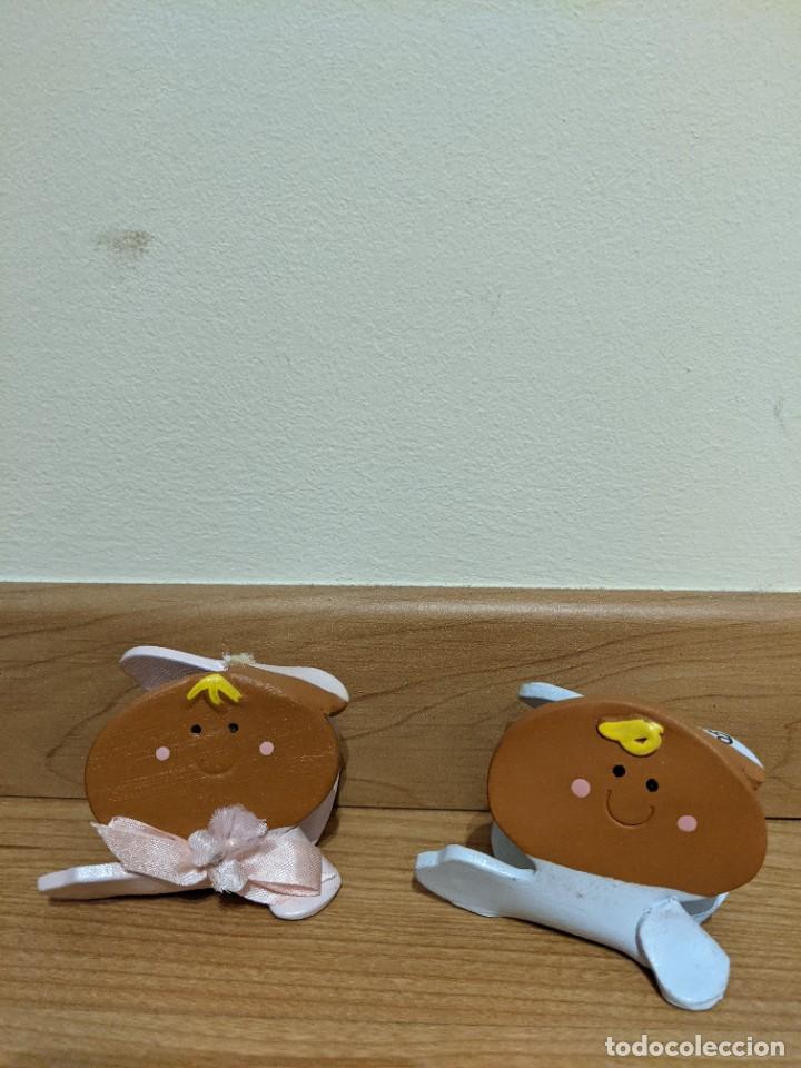 Collectionnisme: PAREJA MU&Ntilde;EQUITOS RECORDATORIO NACIMIENTO