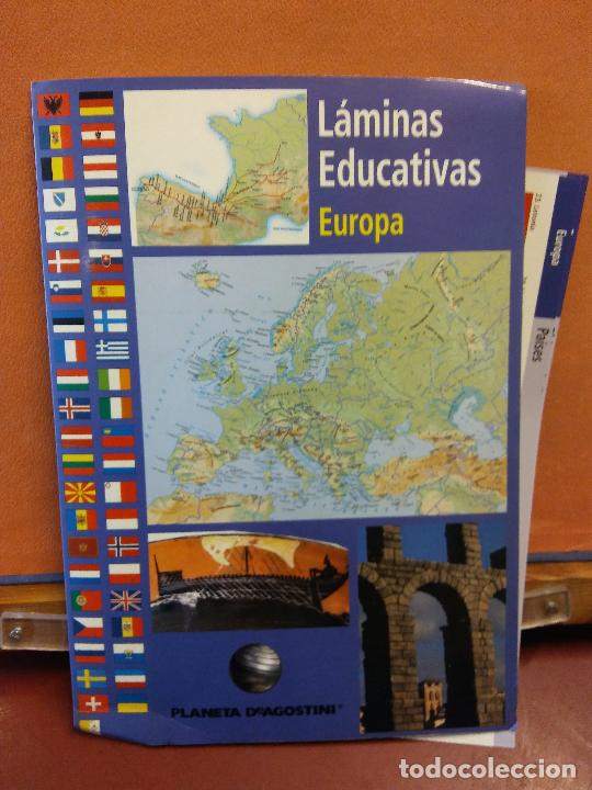 Coleccionismo: LAMINAS EDUCATIVAS EUROPA. PLANETA DE AGOSTINI.