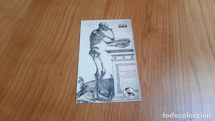 Coleccionismo: Tarjeta tipo postal -- Vivitur ingenio caetera mortis erunt -- Eleg&iacute;a del Mecenas -- Virgilio