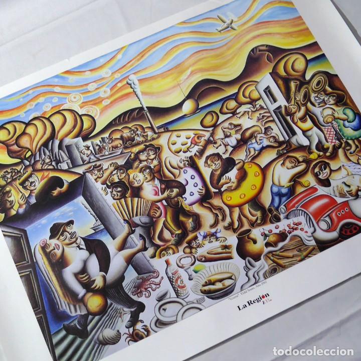 Coleccionismo: 6 l&aacute;minas pintores gallegos, La Regi&oacute;n 100 a&ntilde;os, Concello de Ourense, 65 x 47 cm