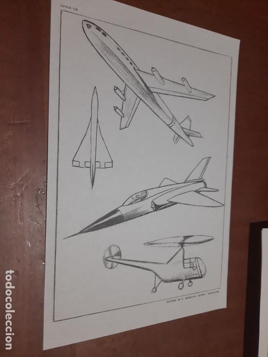 Collectionnisme: 1/5. AVIONES Y HELICOPTERO. L&Aacute;MINA DE EMILIO FREIXAS. SERIE 1. UNA CARA. BUEN ESTADO.
