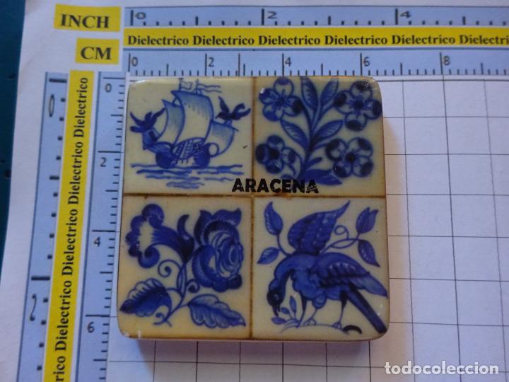 Colecionismo: IMAN DE NEVERA. SOUVENIR RECUERDO TURISMO. ARACENA, HUELVA, AZULEJO