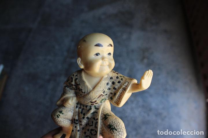 Coleccionismo: resina Small Buddha Statue Kung Fu Monk Figurine Tea Pet Ornaments Style1