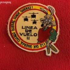 Colecionismo: PARCHE MILITAR BORDADO LÍNEA DE VUELO II. Lote 284161808