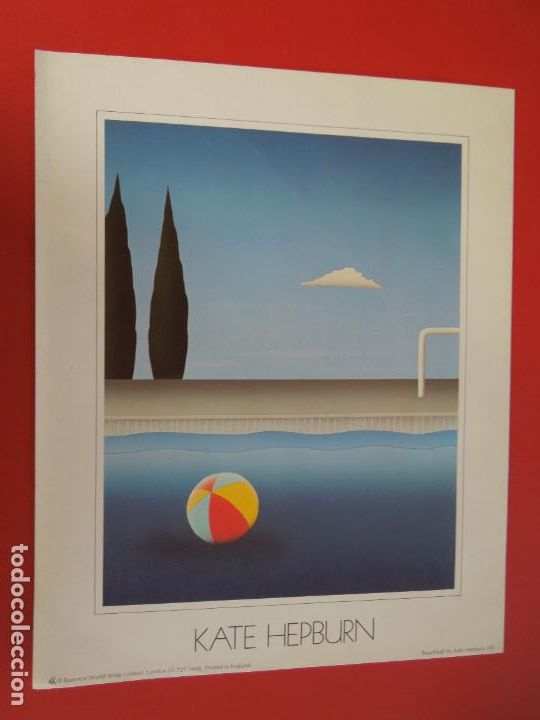Coleccionismo: BEACHBALL BY KATE HEPBURN 318 - L&Aacute;MINA - MIDE 20X25 CM.