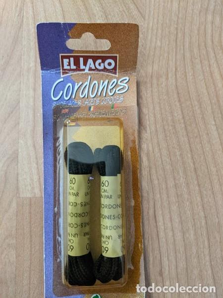Collecting: 2 PARES DE CORDONES REDONDOS COLOR NEGRO 60 CM EL LAGO