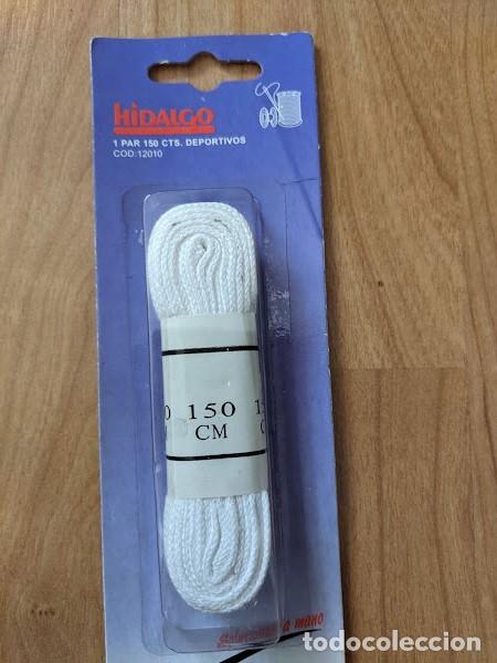 Sammeln: 1 PAR DE CORDONES PLANOS DEPORTIVOS COLOR BLANCO 150CM MARCA HIDALGO