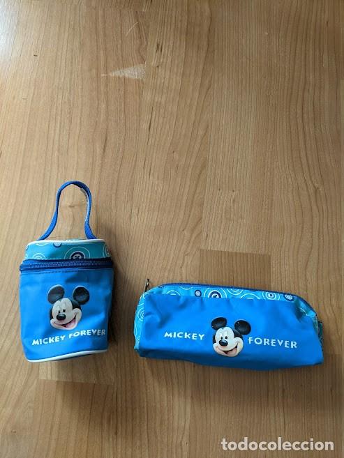 Colecionismo: LOTE ESTUCHE + PORTMAMERIENDAS MICKEY