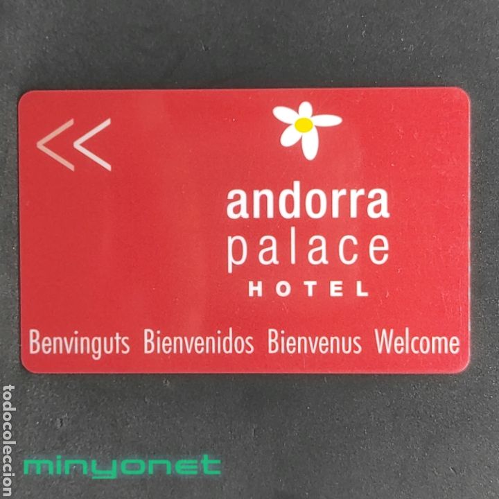 Coleccionismo: Tarjeta llave de Hotel Andorra Palace - Andorra la Vella