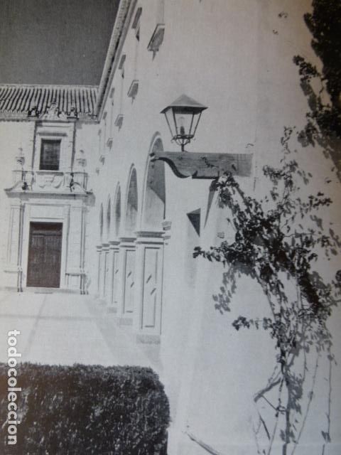 Collecting paper: LA RABIDA HUELVA ANTIGUA LAMINA HUECOGRABADO