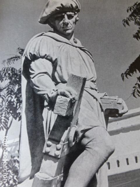 Collezionismo: PALOS DE LA FRONTERA HUELVA ANTIGUA LAMINA HUECOGRABADO
