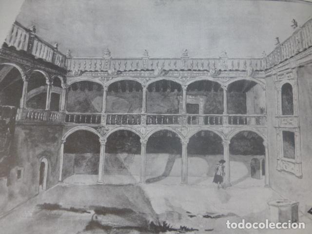 Collecting paper: VELEZ BLANCO ALMERIA EL CASTILLO ANTIGUA LAMINA HUECOGRABADO A&Ntilde;OS 40