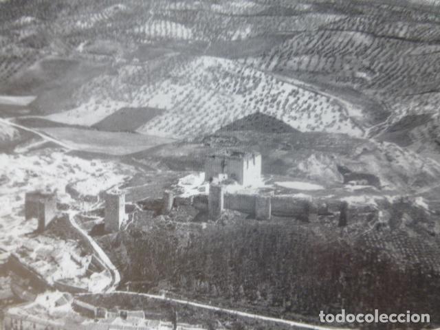 Collezionismo: MORON DE LA FRONTERA SEVILLA VISTA AEREA DEL CASTILLO ANTIGUA LAMINA HUECOGRABADO A&Ntilde;OS 40