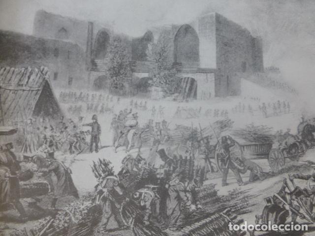 Colecionismo: BURGOS EL CASTILLO ANTIGUA LAMINA HUECOGRABADO A&Ntilde;OS 40
