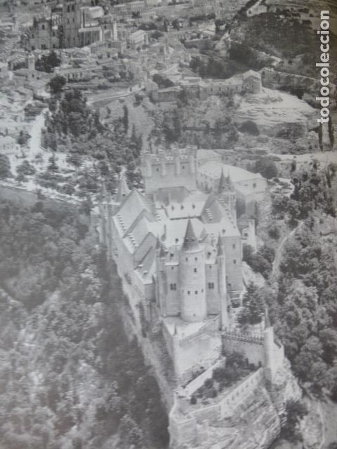 Collezionismo: SEGOVIA EL ALCAZAR ANTIGUA LAMINA HUECOGRABADO A&Ntilde;OS 40