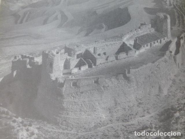 Sammelleidenschaft Papier: CALATAYUD ZARAGOZA CASTILLO ANTIGUA LAMINA HUECOGRABADO A&Ntilde;OS 40