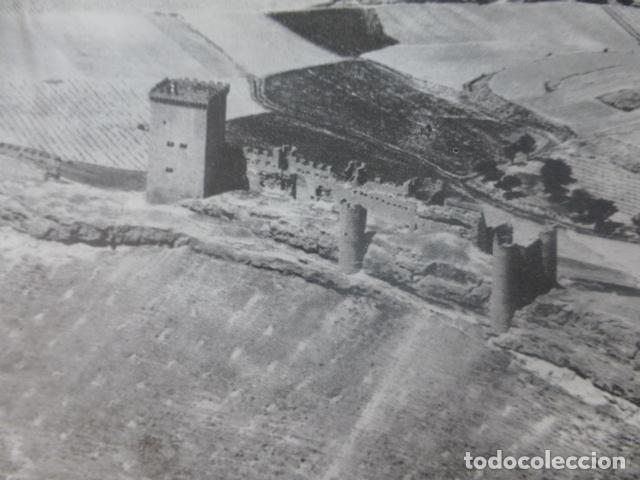 Sammelleidenschaft Papier: PE&Ntilde;ARANDA DE DUERO BURGOS CASTILLO ANTIGUA LAMINA HUECOGRABADO A&Ntilde;OS 40