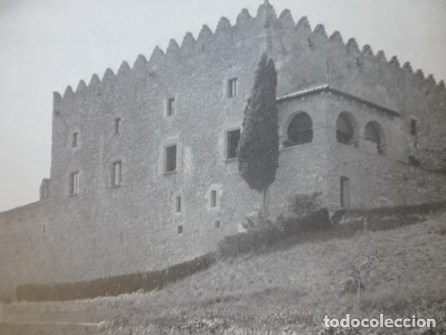 Sammelleidenschaft Papier: MONTESQUIN BARCELONA CASTILLO ANTIGUA LAMINA HUECOGRABADO A&Ntilde;OS 40