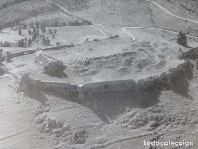 Colecionismo: CASAS DE REINA BADAJOZ CASTILLO ANTIGUA LAMINA HUECOGRABADO A&Ntilde;OS 40