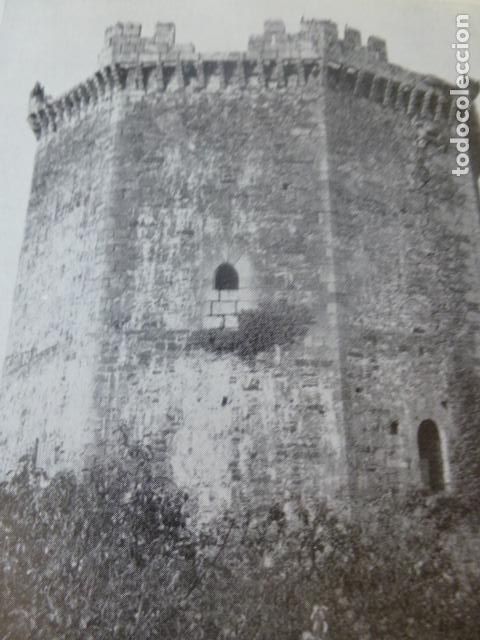 Collezionismo: VILLALBA LUGO CASTILLO ANTIGUA LAMINA HUECOGRABADO A&Ntilde;OS 40