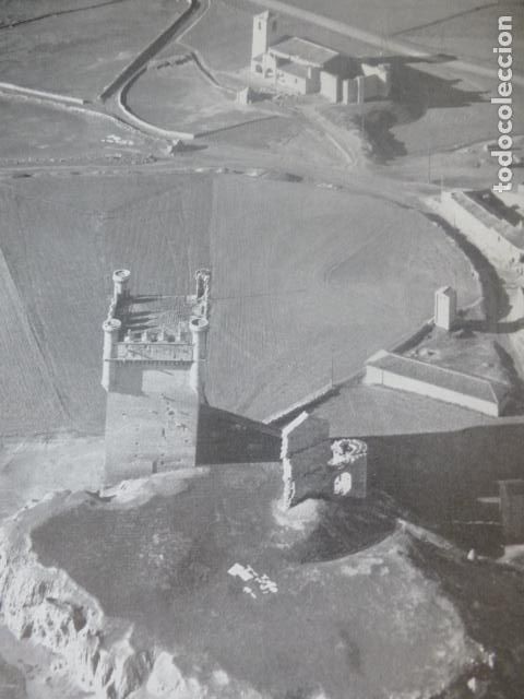 Collectionnisme: BELMONTE DE CAMPOS PALENCIA CASTILLO ANTIGUA LAMINA HUECOGRABADO A&Ntilde;OS 40