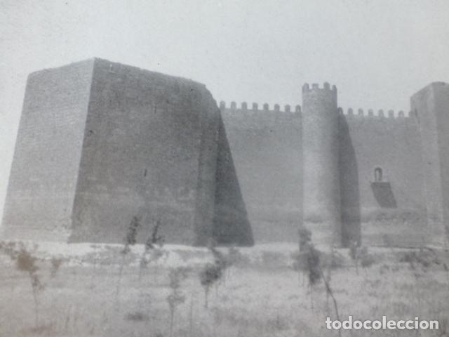 Colecionismo: MONTEALEGRE VALLADOLID CASTILLO ANTIGUA LAMINA HUECOGRABADO A&Ntilde;OS 40