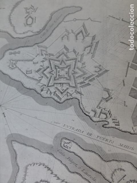 Coleccionismo: MENORCA ANTIGUA LAMINA HUECOGRABADO A&Ntilde;OS 40