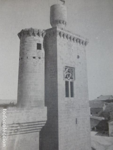 Colecionismo: OLITE NAVARRA CASTILLO ANTIGUA LAMINA HUECOGRABADO A&Ntilde;OS 40