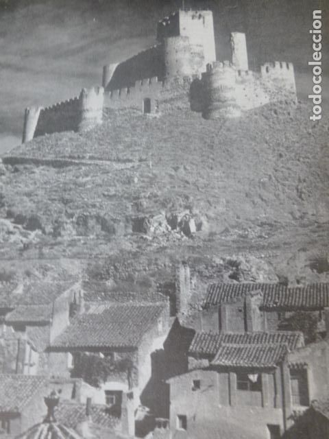 Coleccionismo: BIAR ALICANTE CASTILLO ANTIGUA LAMINA HUECOGRABADO A&Ntilde;OS 40