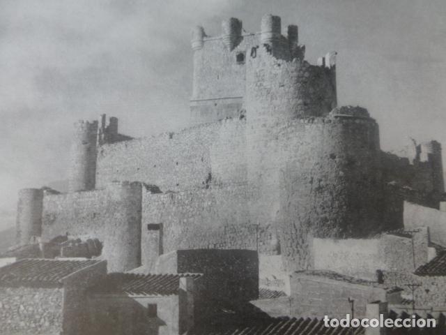 Coleccionismo: VILLENA ALICANTE CASTILLO ANTIGUA LAMINA HUECOGRABADO A&Ntilde;OS 40