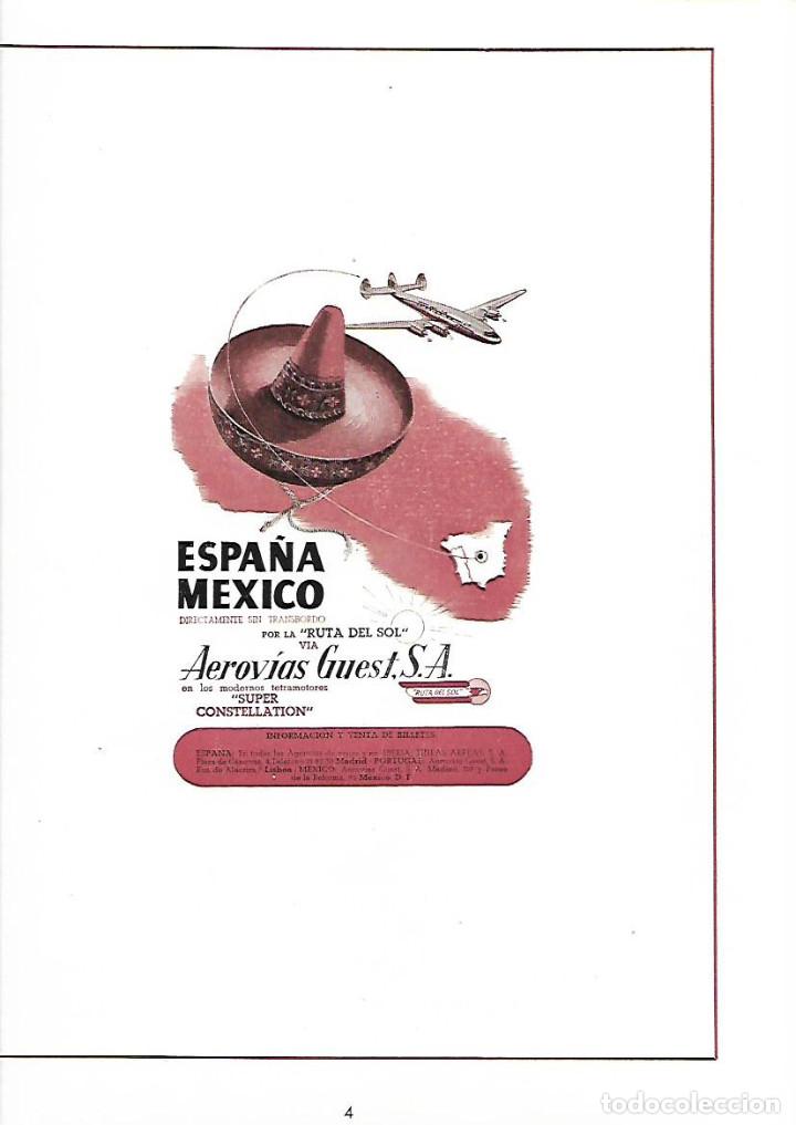 Collecting paper: A&Ntilde;O 1948 RECORTE PRENSA PUBLICIDAD AEROVIAS GUEST ESPA&Ntilde;A MEXICO AVIACION