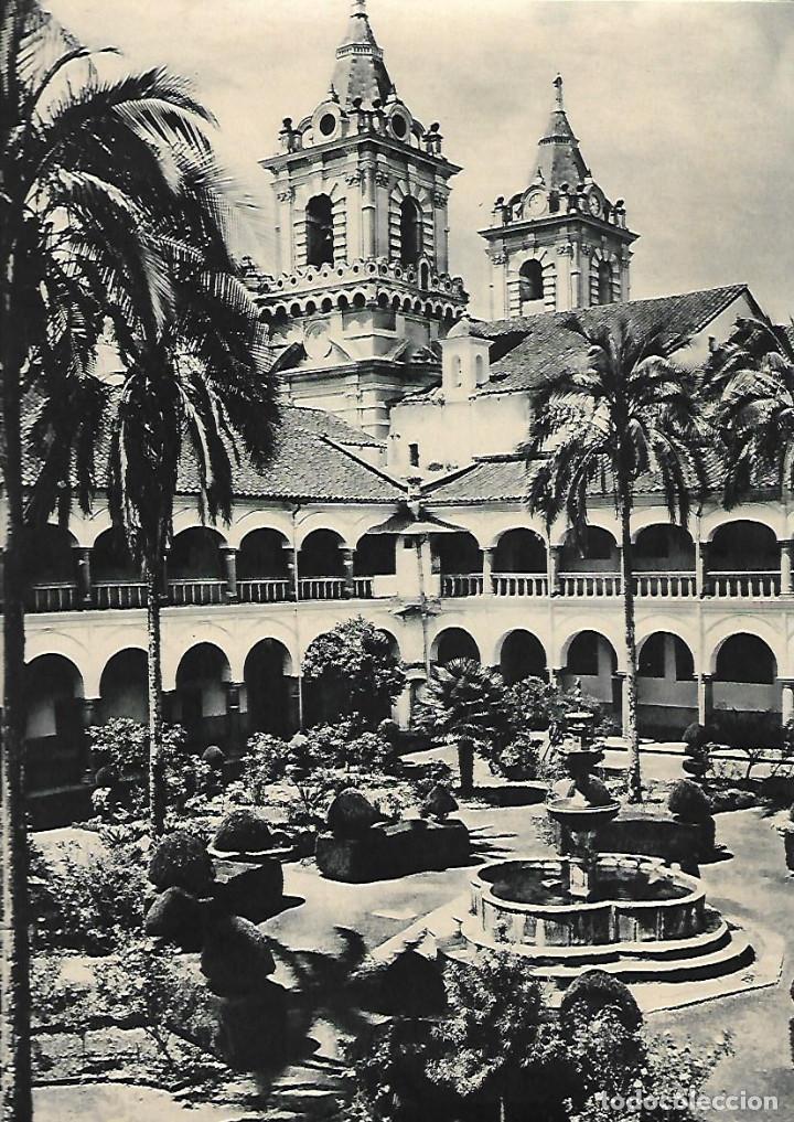 Colecionismo: A&Ntilde;O 1948 RECORTE PRENSA CONVENTO DE SAN FRANCISCO DE QUITO ARTE RELIGIOSO INDIO CANTU&Ntilde;A