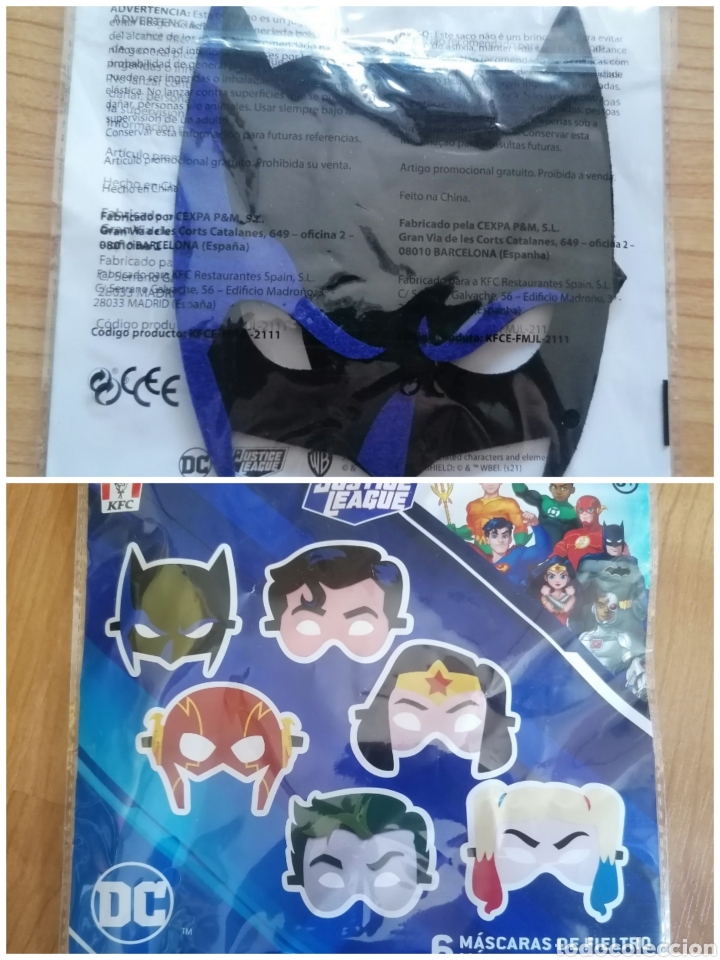 máscara de fieltro batman justice league liga d - Buy Other collectible  objects on todocoleccion