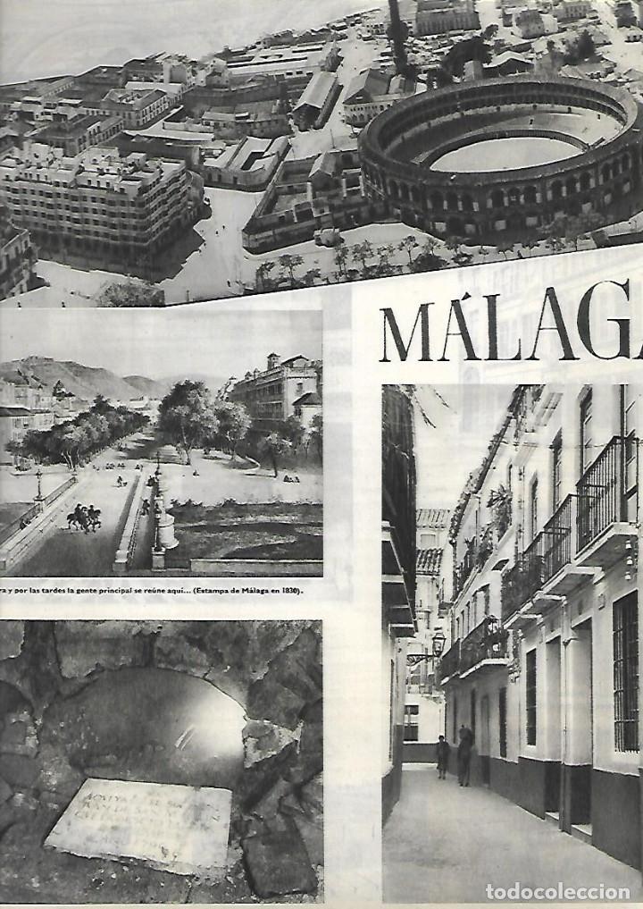 Collectionnisme: A&Ntilde;O 1950 RECORTE PRENSA MALAGA LA CIUDAD DONDE VIVIO LA FAMILIA DEL GENERAL JOSE DE SAN MARTIN
