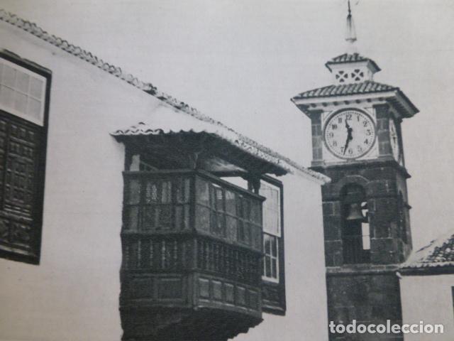 Collezionismo: SAN JUAN DE LA RAMBLA TENERIFE ANTIGUA LAMINA HUECOGRABADO