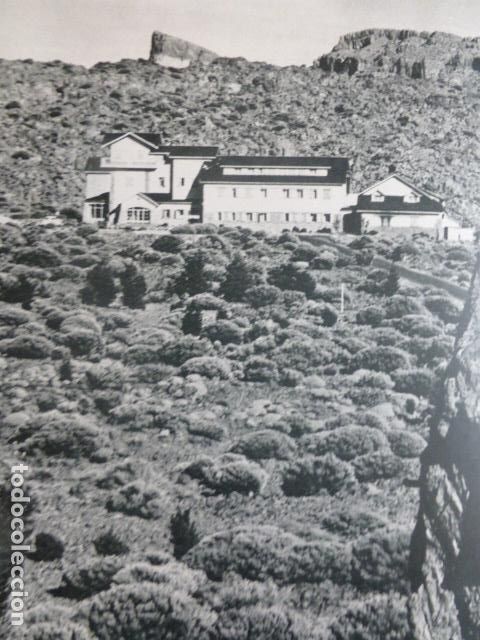 Collezionismo: LAS CA&Ntilde;ADAS DEL TEIDE TENERIFE ANTIGUA LAMINA HUECOGRABADO