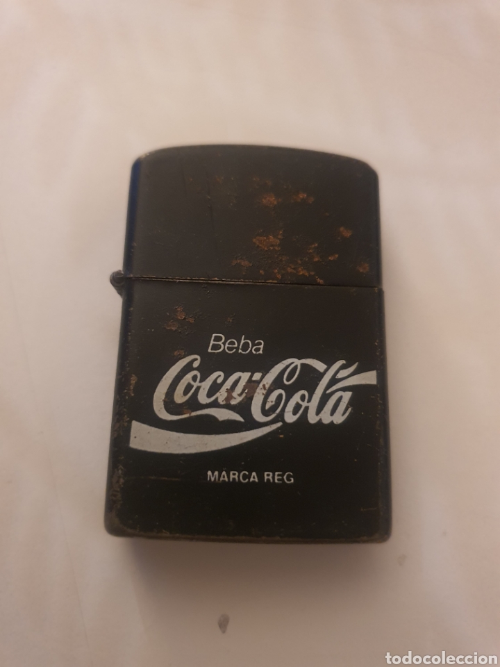 Coleccionismo: MECHERO NEGRO TIPO ZIPPO DE COCA COLA.