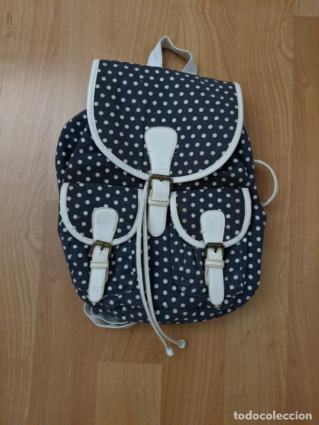 Sammeln: MOCHILA AZUL MARINO CON TOPOS