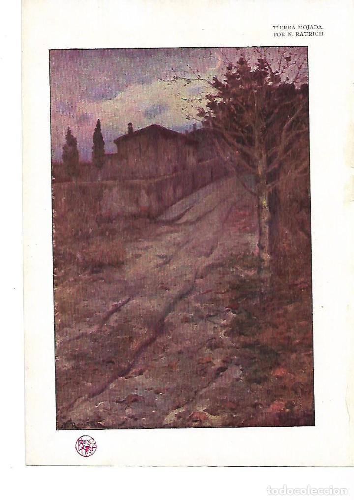 Collectionnisme: A&Ntilde;O 1903 RECORTE PRENSA DIBUJO LAMINA PINTURA TIERRA MOJADA N RAURICH