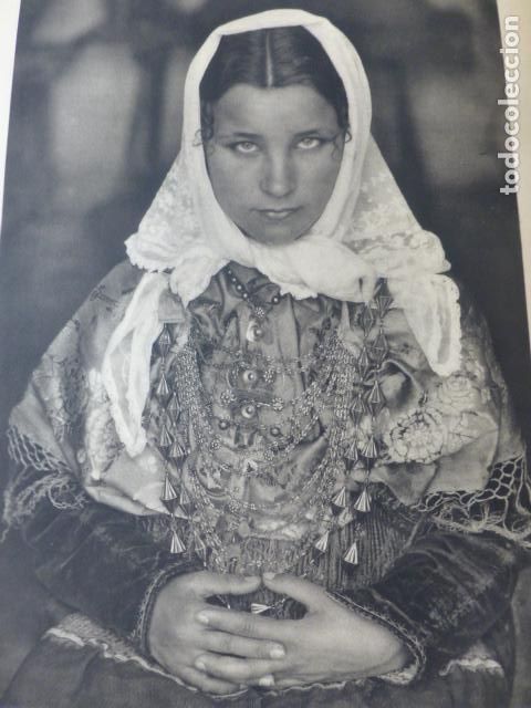 Coleccionismo: IBIZA TIPOS ANTIGUA LAMINA HUECOGRABADO A&Ntilde;OS 40