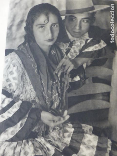 Sammelleidenschaft Papier: GRANADA GITANOS DEL ALBAICIN ANTIGUA LAMINA HUECOGRABADO A&Ntilde;OS 40