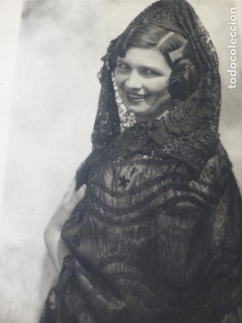 Collezionismo: VALENCIA MUJER VALENCIANA ANTIGUA LAMINA HUECOGRABADO A&Ntilde;OS 40