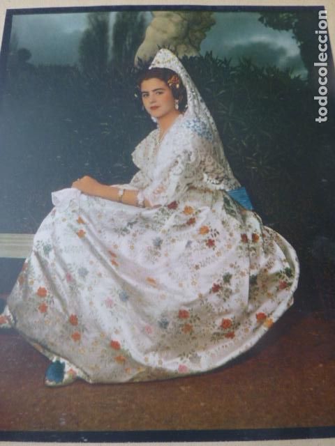 Sammelleidenschaft Papier: VALENCIA MUJER VALENCIANA ANTIGUA LAMINA HUECOGRABADO A&Ntilde;OS 40