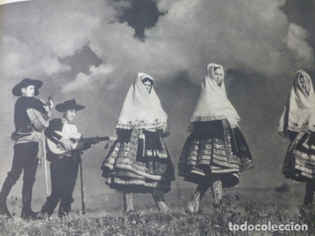 Sammelleidenschaft Papier: LAGARTERA TOLEDO TIPOS LARGARTERANOS ANTIGUA LAMINA HUECOGRABADO A&Ntilde;OS 40