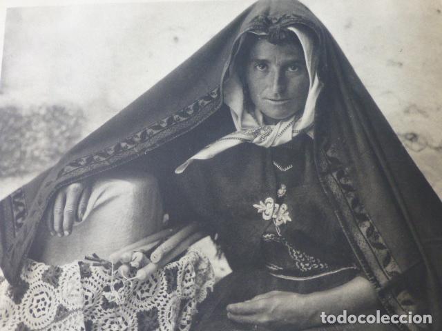 Colecionismo: LAGARTERA TOLEDO TIPOS LARGARTERANOS ANTIGUA LAMINA HUECOGRABADO A&Ntilde;OS 40