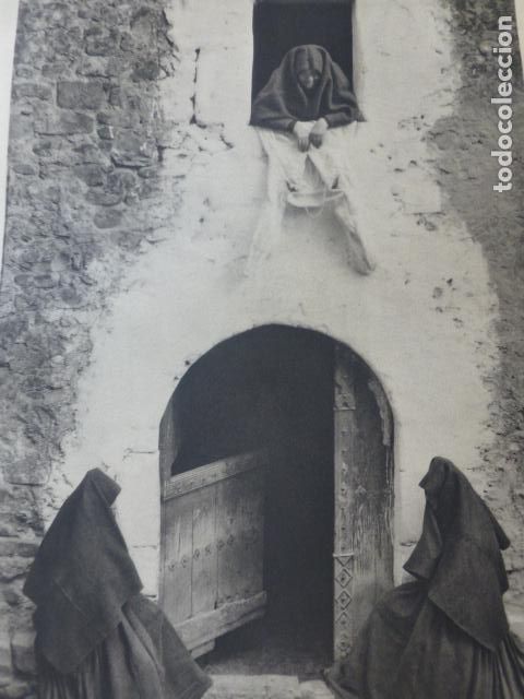 Sammelleidenschaft Papier: ANS&Oacute; HUESCA TIPOS ANSOTANOS ANTIGUA LAMINA HUECOGRABADO A&Ntilde;OS 40